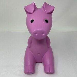 Ikea PS Pink Piggy Bank Monika Mulder Plastic Kids Room Decor Retro Pop Art